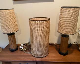 vintage lamps and shades