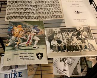 Vintage st. Aloysius and Brother Martin high school memorabilia