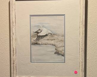 Original watercolor with Crain 