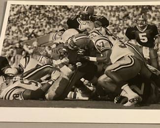 LSU football vintage game photo