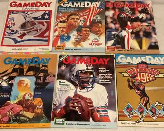 Game Day programs and magazines