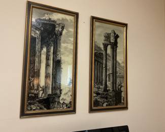 Framed, ancient architecture