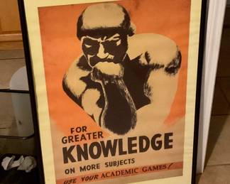 Poster for greater knowledge