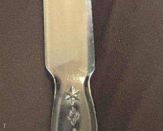 Glass cake knife. 1939 World's Fair