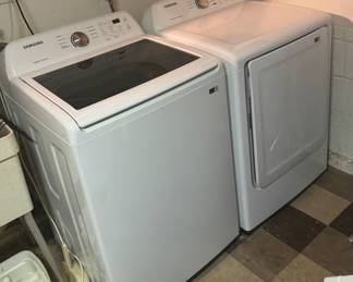 Samsung Washing Machine and Dryer