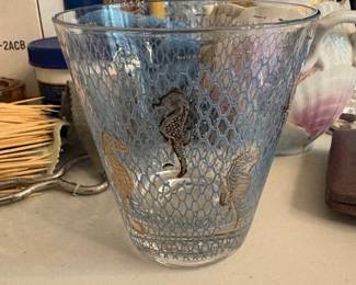 Set of six mid-century cocktail glasses