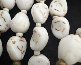 Closeup of Miriam Haskell necklace