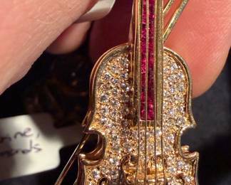 Diamonds, rubies and gold