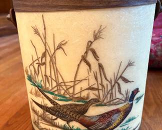 Vintage fiberglass ice bucket