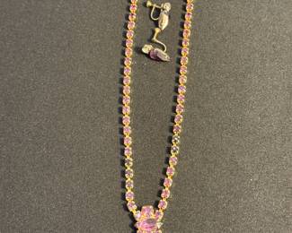 Necklace and earring set