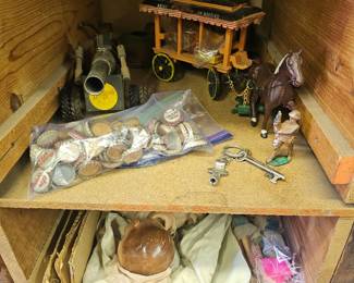 Antique Toys and Bottle Caps