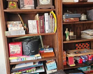 Books, Vintage 45s and Albums
