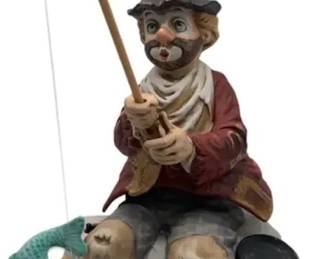 Melody In Motion Willie the Fisherman Musical Figurine – Fishing Scene, Vintage WACO Collectible