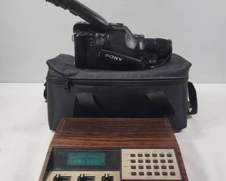 Sony Handycam Video Camera & Regency Scanner w/ Accessories – Vintage Electronics Lot