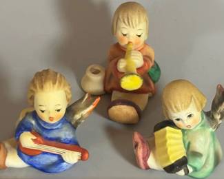 Vintage Goebel "Trio of Angels" candle holders