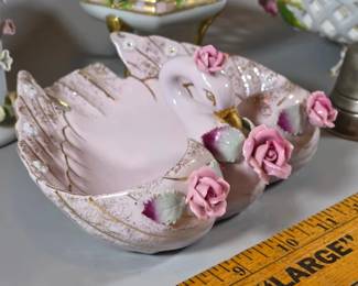 Lefton and Nippon hand painted porcelain collectibles