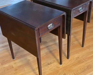 Pair of Pembroke drop leaf tables