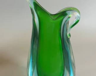 Murano glass pitcher