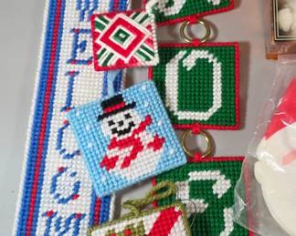 Handmade vintage Christmas decor