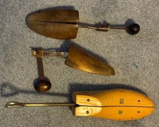Vintage wooden shoe or boot stretchers