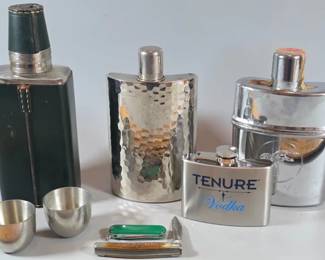 Assortment of flasks