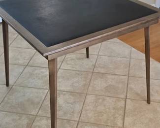 MCM folding leg card table