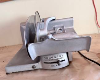vintage HOBAR commercial meat slicer