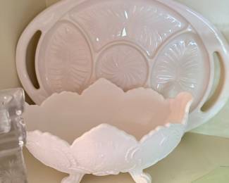 amazing light pink milk, glass