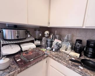 kitchen corner filled with goodies