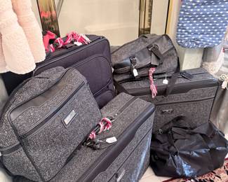 tweed luggage pieces