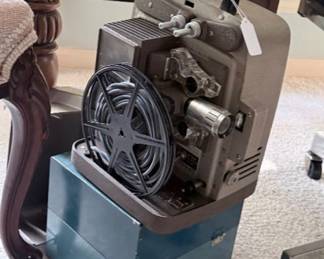 vintage Bell & Howell movie projector