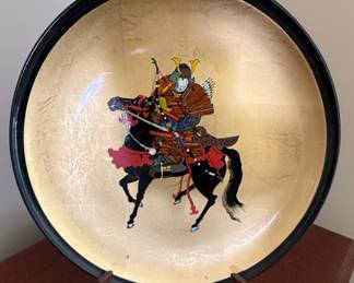 Toyo Japan Samurai Chokin Art Plate