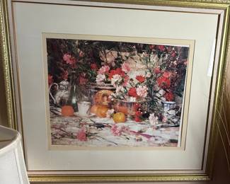 Floral Still Life Print by Barbara Mock