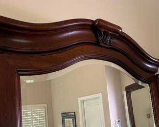 Hickory White Tri-Fold Mirror Dresser