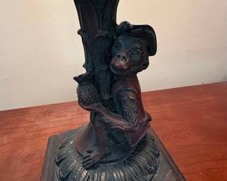 Monkey and Palm Tree Style Table Lamp