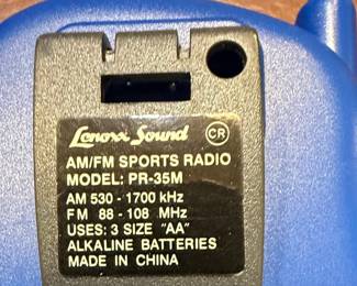 Lenoxx Sound PR-35M Sports Radio