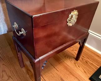 Asian Style Jewelry Chest on Stand