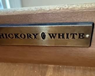 Hickory White Secretary Desk