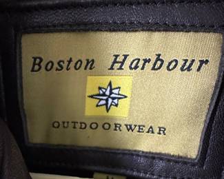 Boston Harbour Leather Bomber Jacket