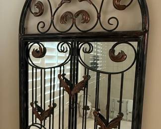 Arched Window Style Metal Wall Decor