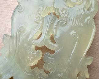 Chinese Style Celadon Nephrite Jade Pendant