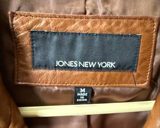 Jones New York Leather Jacket