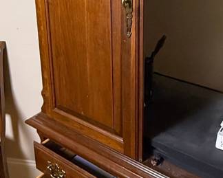 Pennsylvania House Cherry Wood Bonnet Top Armoire