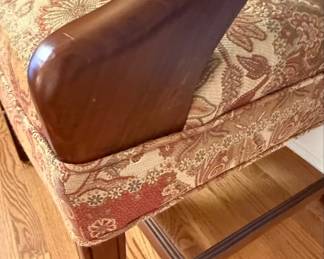 Chippendale Style Upholstered Armchair