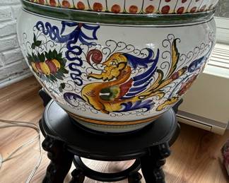 Raffaellesco Style Jardiniere with Stand