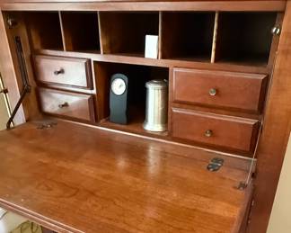 Hickory White Secretary Desk