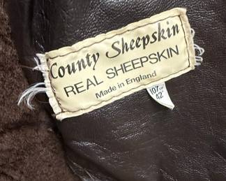 County Sheepskin Shearling Coat