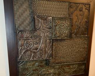 Mixed Media Metal Wall Art Style
