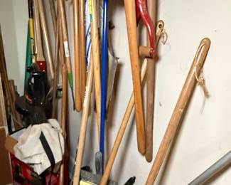 Assorted Garden Tools and Toro Super Blower-Vac