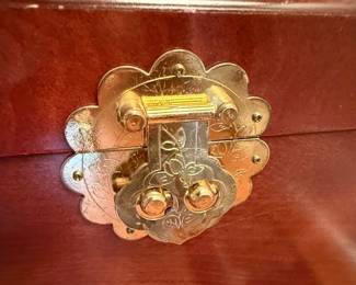 Asian Style Jewelry Chest on Stand